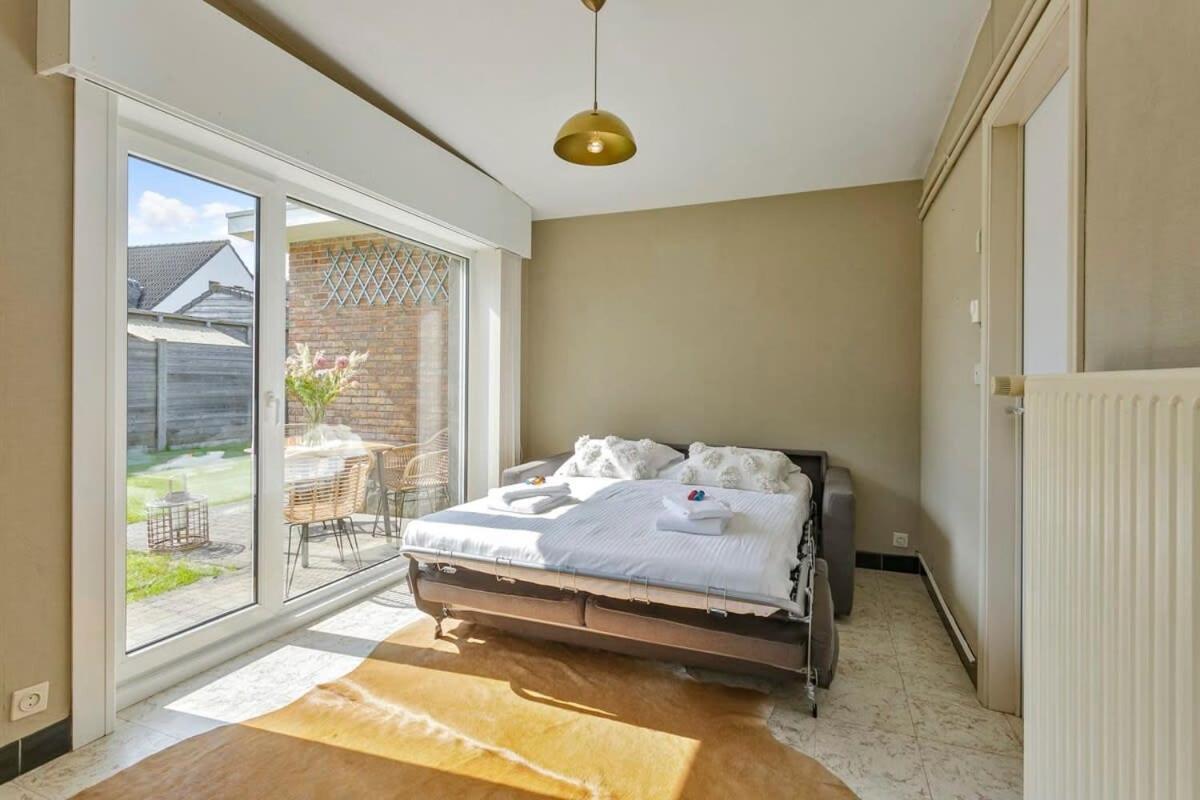 Huswell - Bungalow With Garden At 5 Minutes From The Beach Villa De Haan Ngoại thất bức ảnh